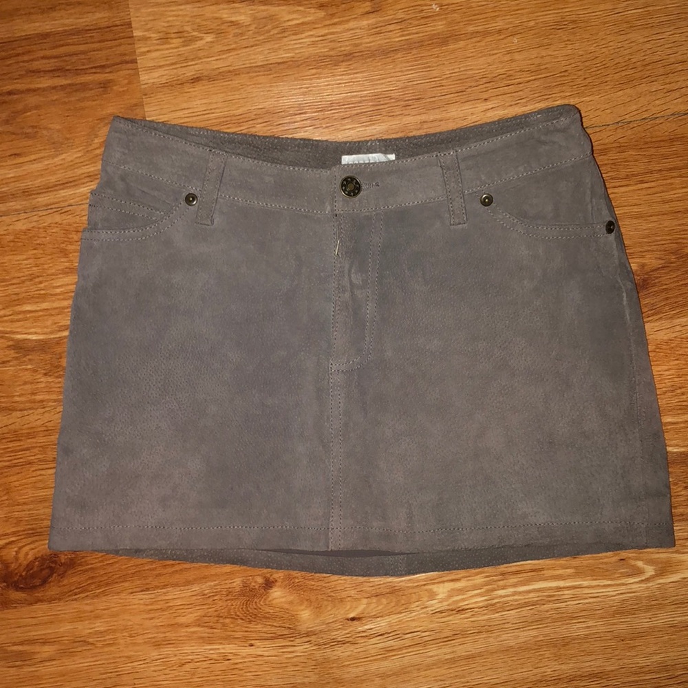 Suede Skirt